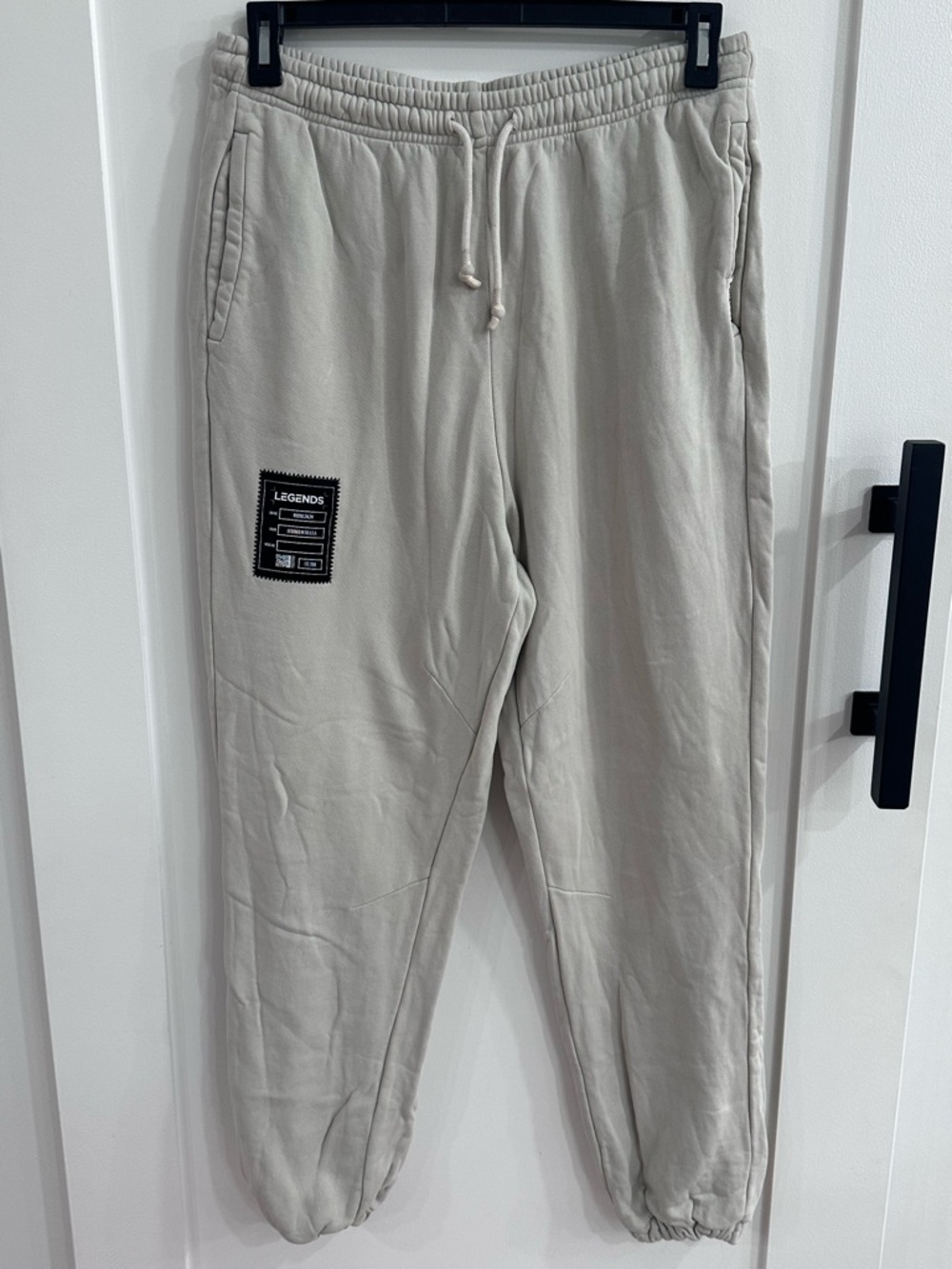 Legends Luka Heavyweight Fleece Joggers Bone Tan Men's Size Medium